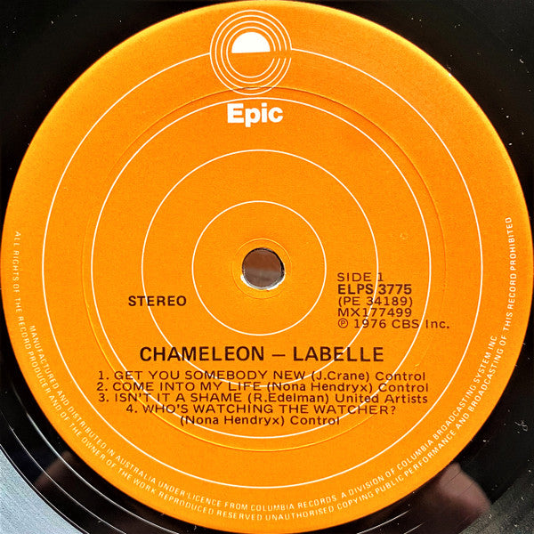 Labelle - Chameleon Vinyl LP (Used)