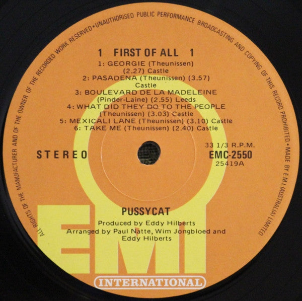 Pussycat - First Of All Vinyl LP (Used)