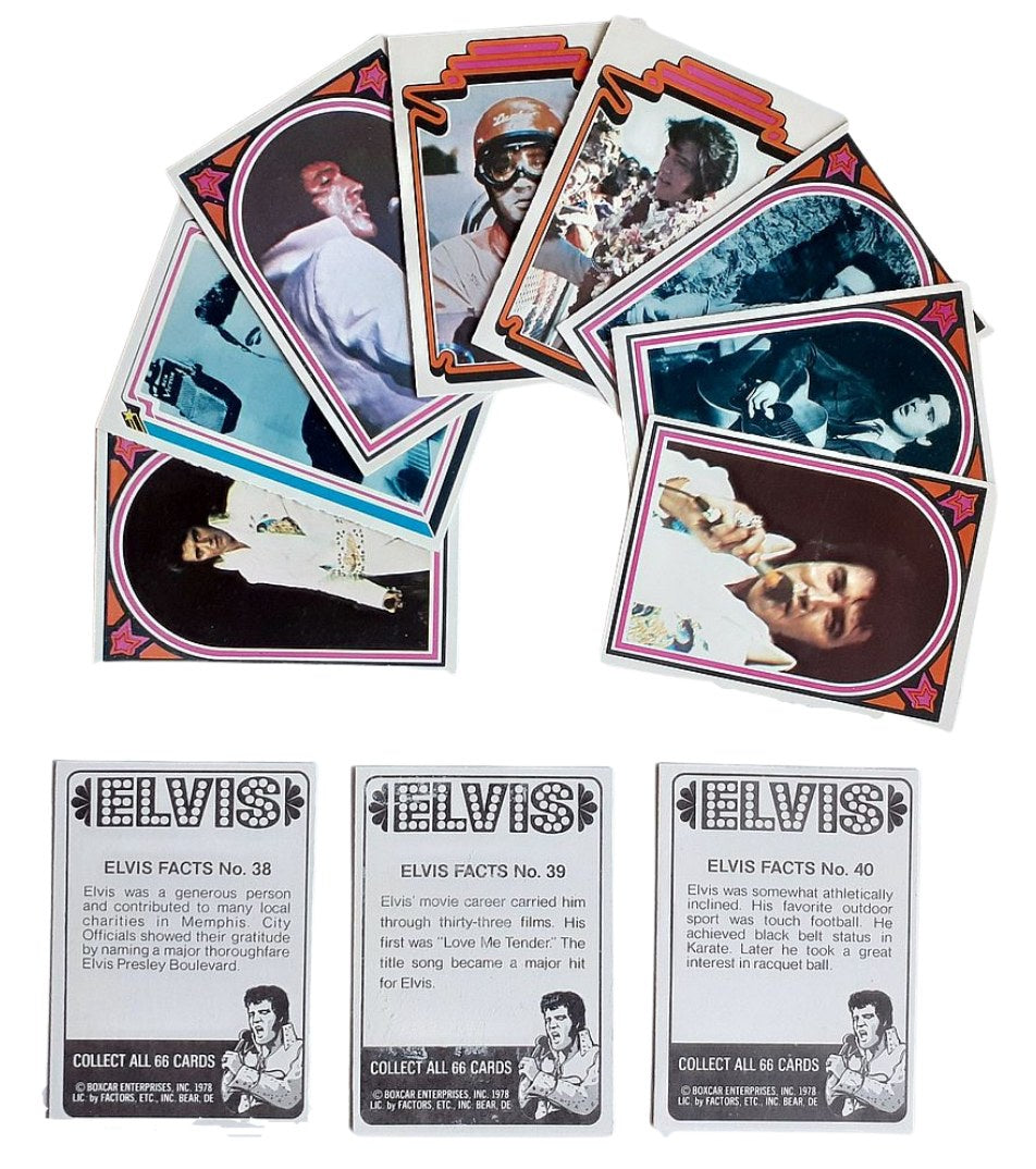 Elvis Presley - Full Set of 66 Original 1978 Trading Cards