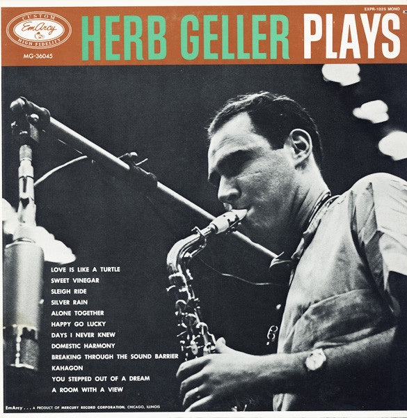 Herb Geller - Herb Geller Plays Vinyl LP (Used)