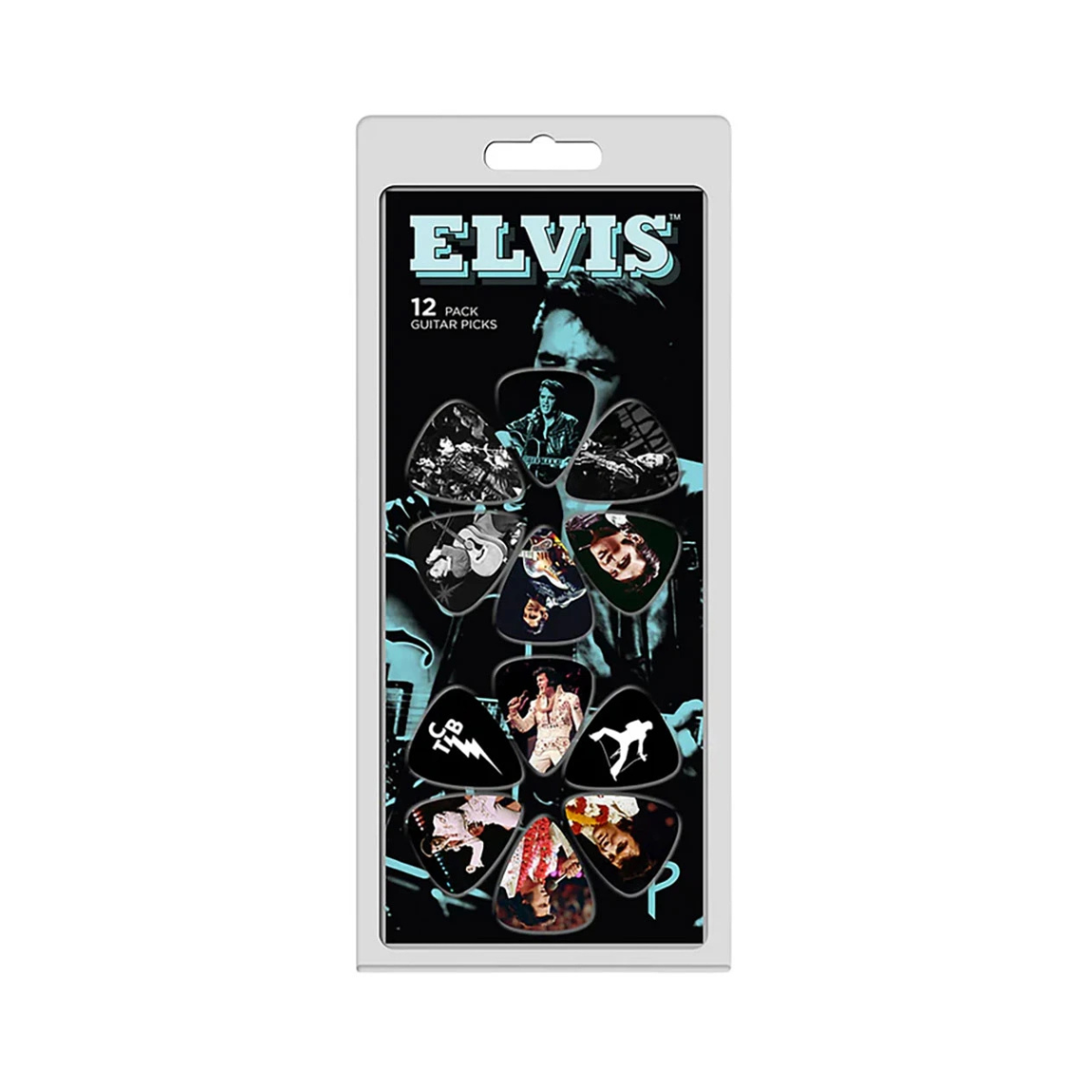 Elvis Presley - Faces 12-Pack Plectrum Pack (Multicolour)