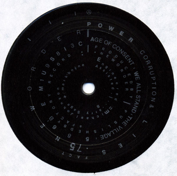 New Order - Power, Corruption & Lies 1983 Vinyl LP (Used)