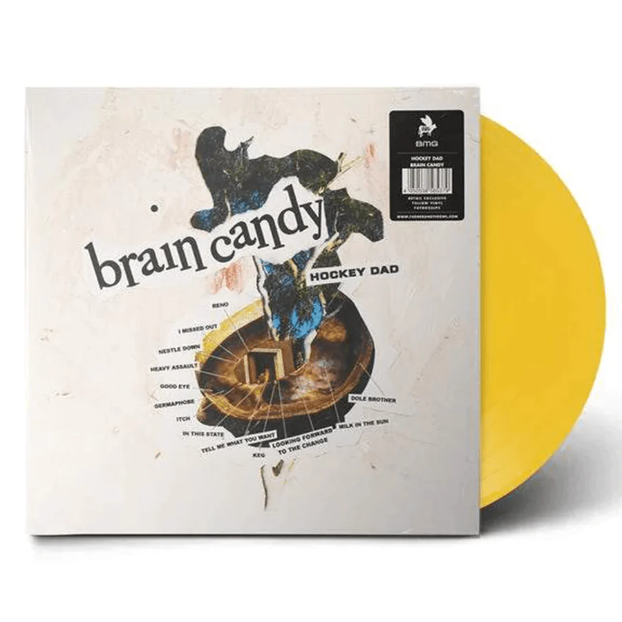 Hockey Dad - Brain Candy Yellow Coloured Vinyl LP