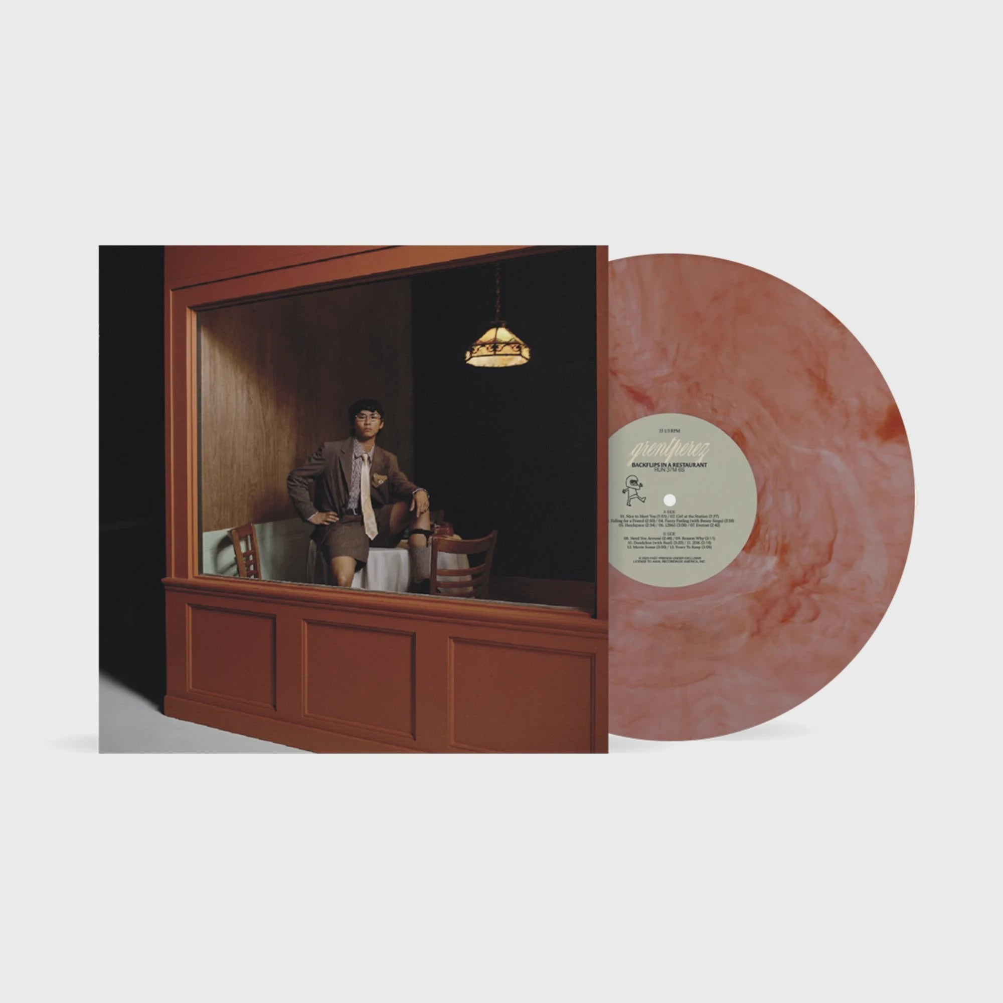 Grentperez - Backflips In A Restaurant Red Swirl Coloured Vinyl LP