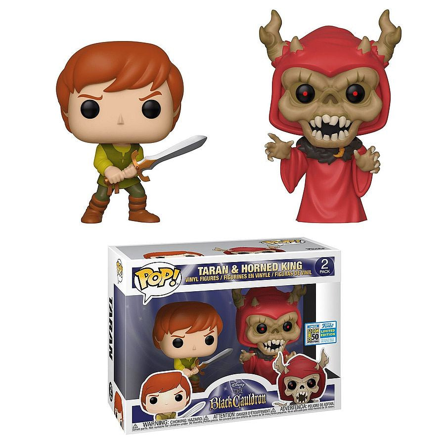 Black Cauldron - Taran & Horned King 2019 Summer Convention Collectable Pop! Vinyl 2 Pack