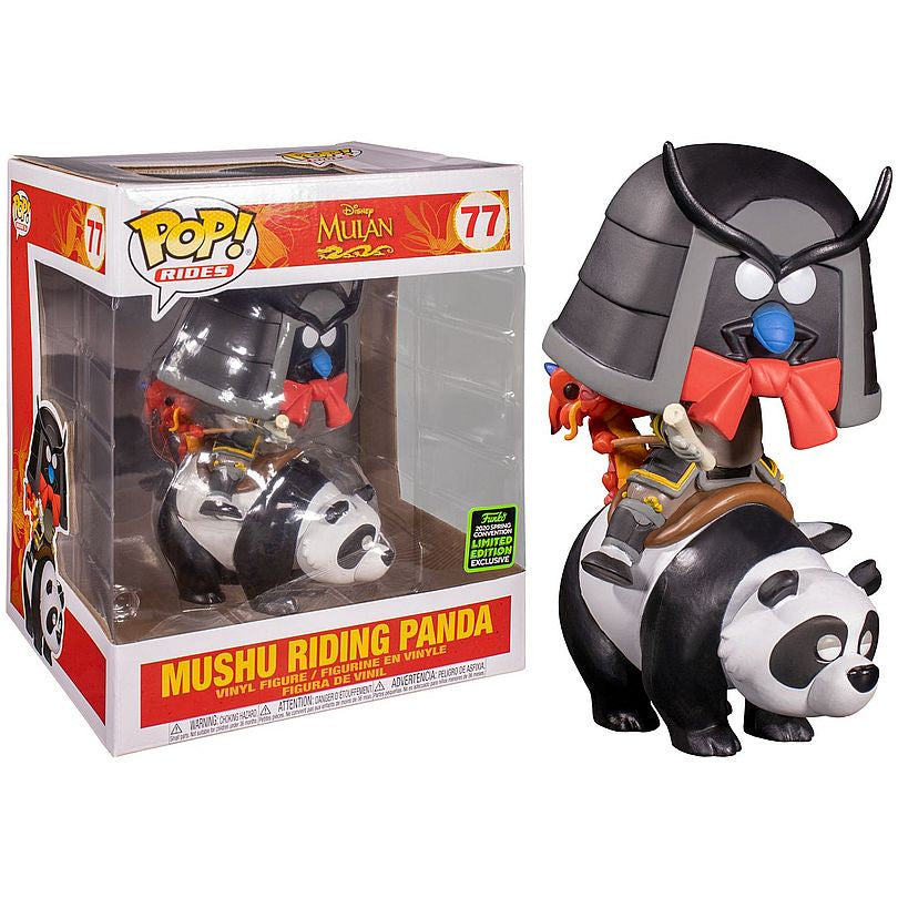 Mulan - Mushu Riding Panda Collectable Pop! Rides