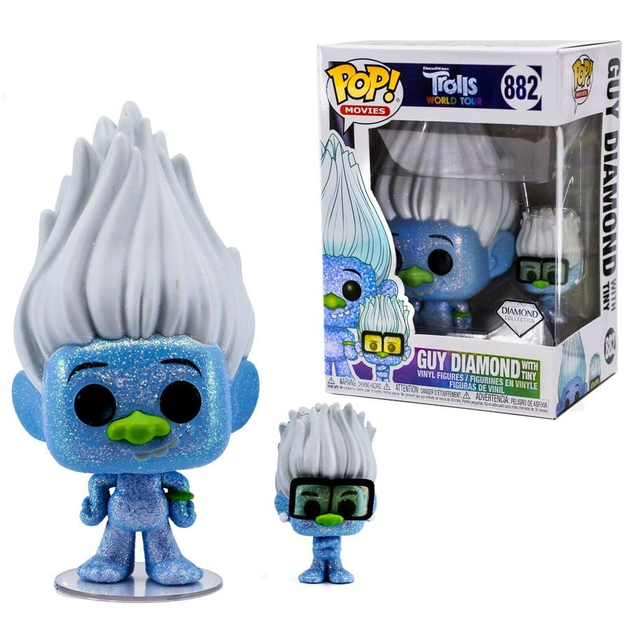 Trolls - Guy Diamond With Tiny Collectable Pop! Vinyl (Used)