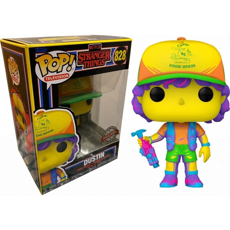 Stranger Things - Dustin Blacklight US Exclusive Collectable Pop! Vinyl