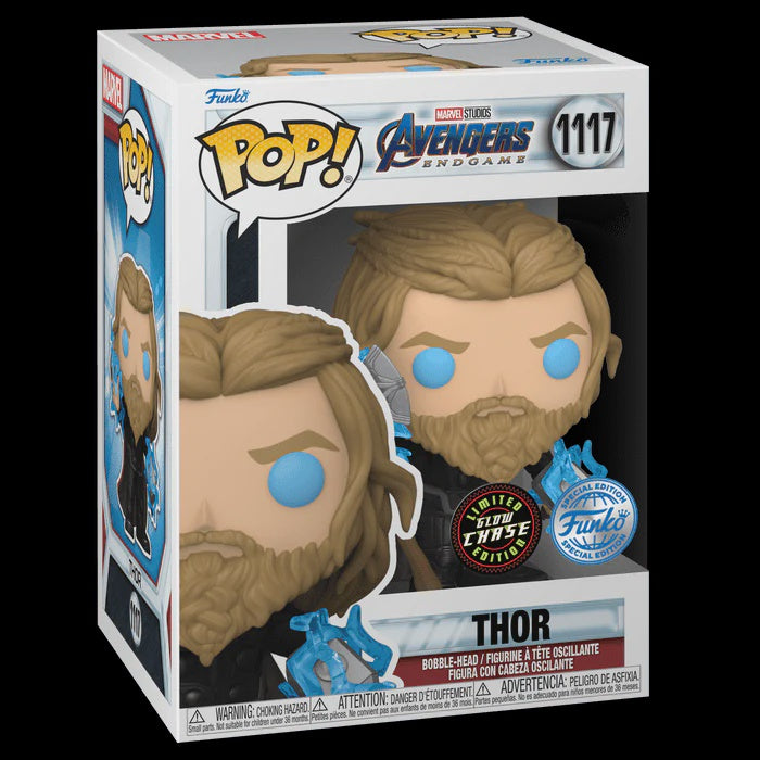 Avengers 4: Endgame - Thor with Thunder US Exclusive Glow Chase Collectable Pop! Vinyl