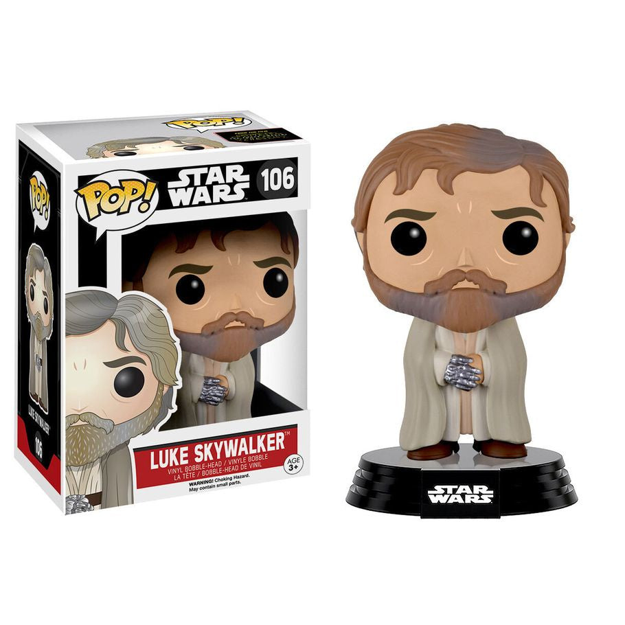 Star Wars Episode VII The Force Awakens - Luke Skywalker (Bearded) Collectable Pop! Vinyl
