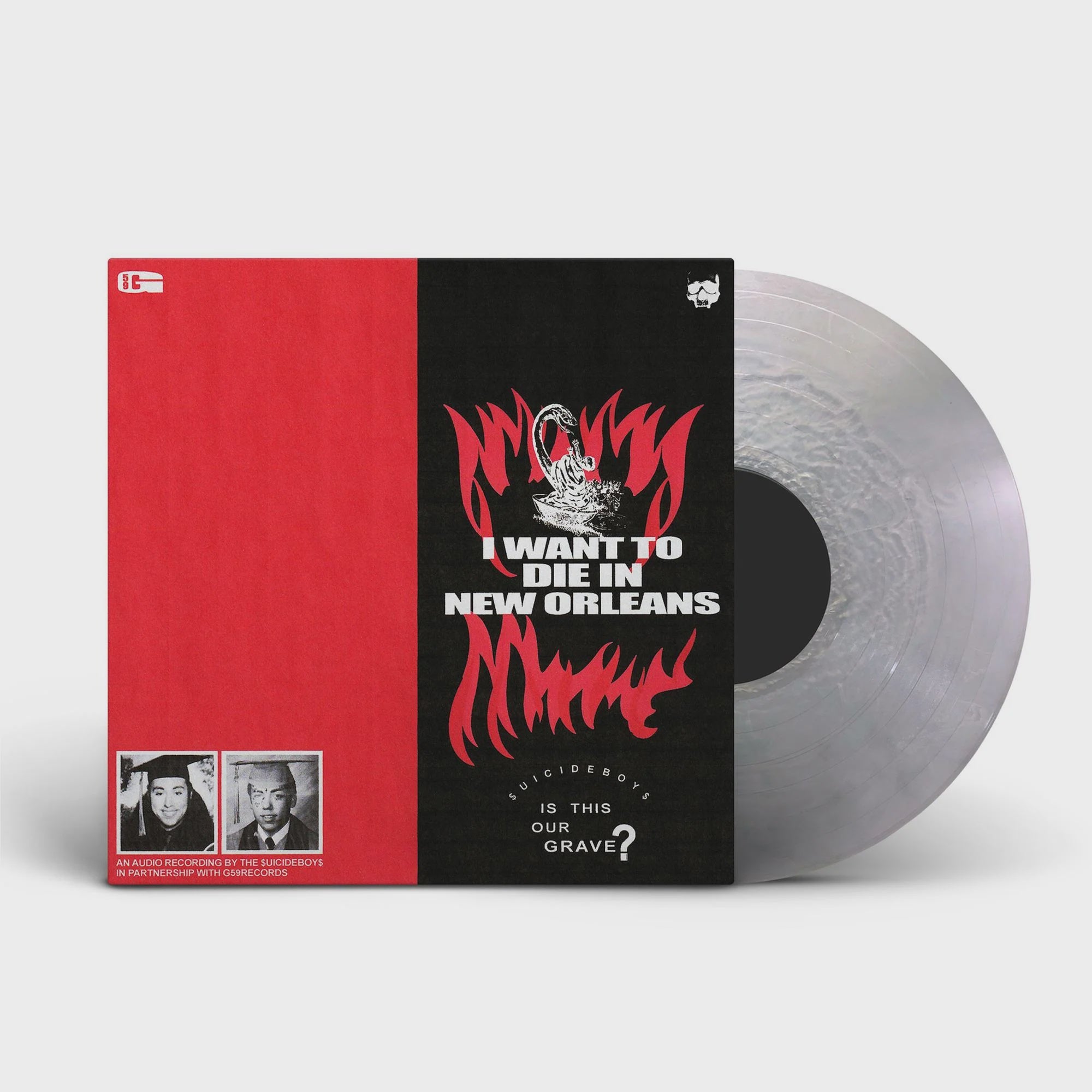 Suicideboys ($uicideboy$) - I Want To Die In New Orleans Silver Coloured Vinyl LP