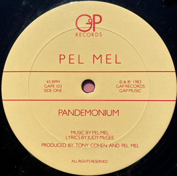 Pel Mel - Pandemonium 12" Vinyl Single (Used)