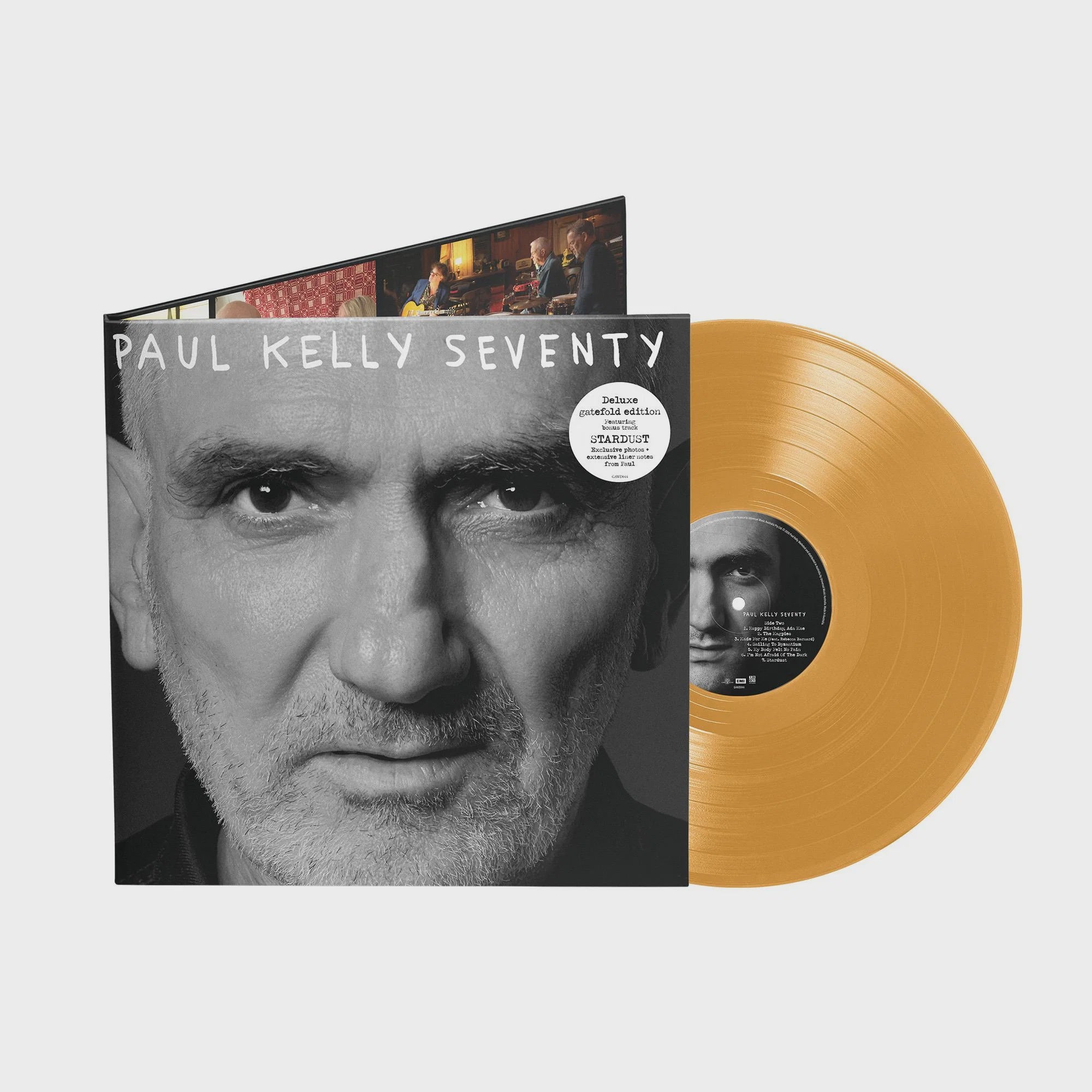 Paul Kelly - Seventy Deluxe Edition Gold Coloured Vinyl LP