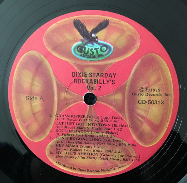 Various Artists - Starday-Dixie Rockabillys Volume Two Vinyl LP (Used)