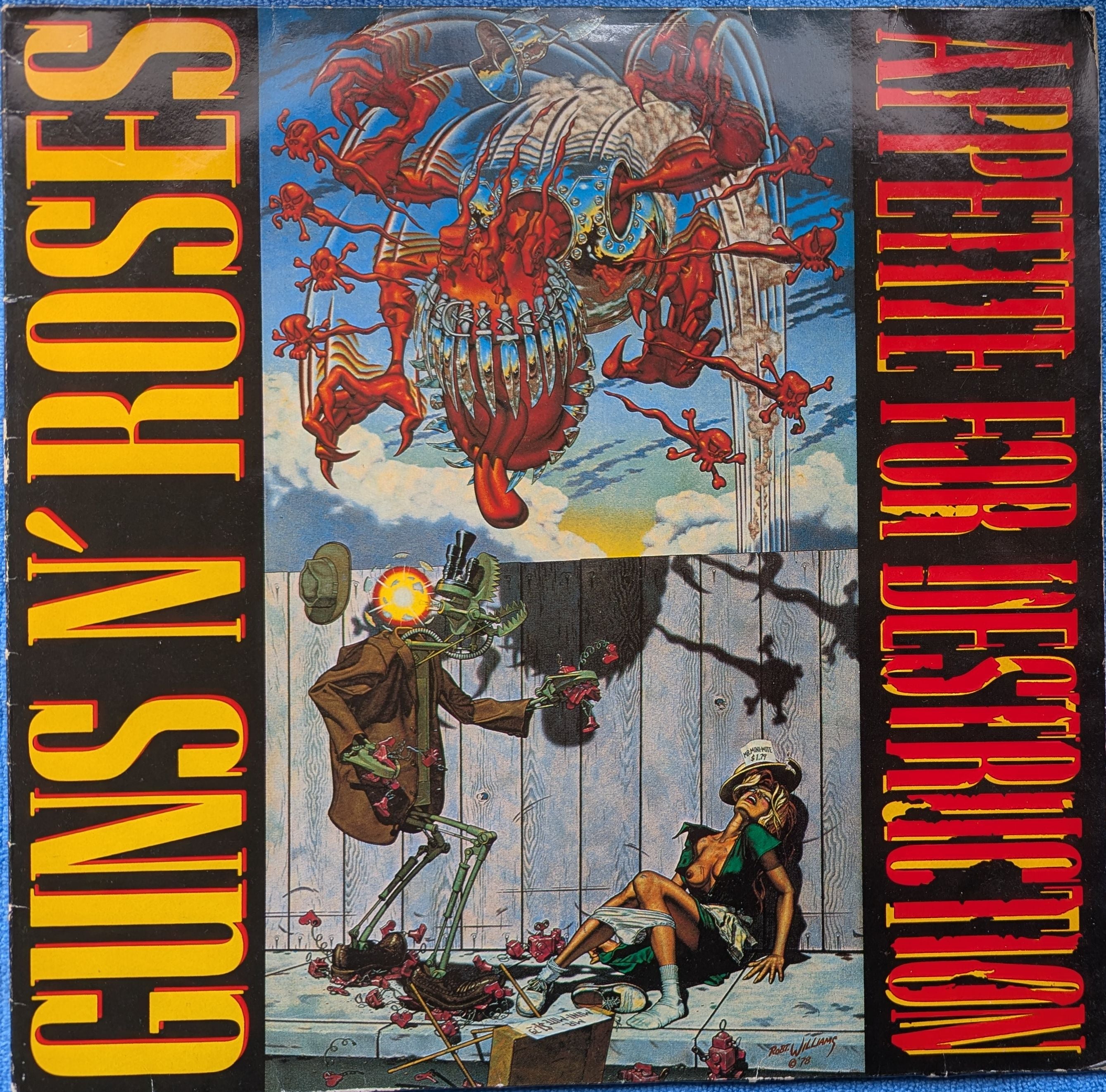 Guns N' Roses - Appetite For Destruction Uncensored Cover Vinyl LP (Used)