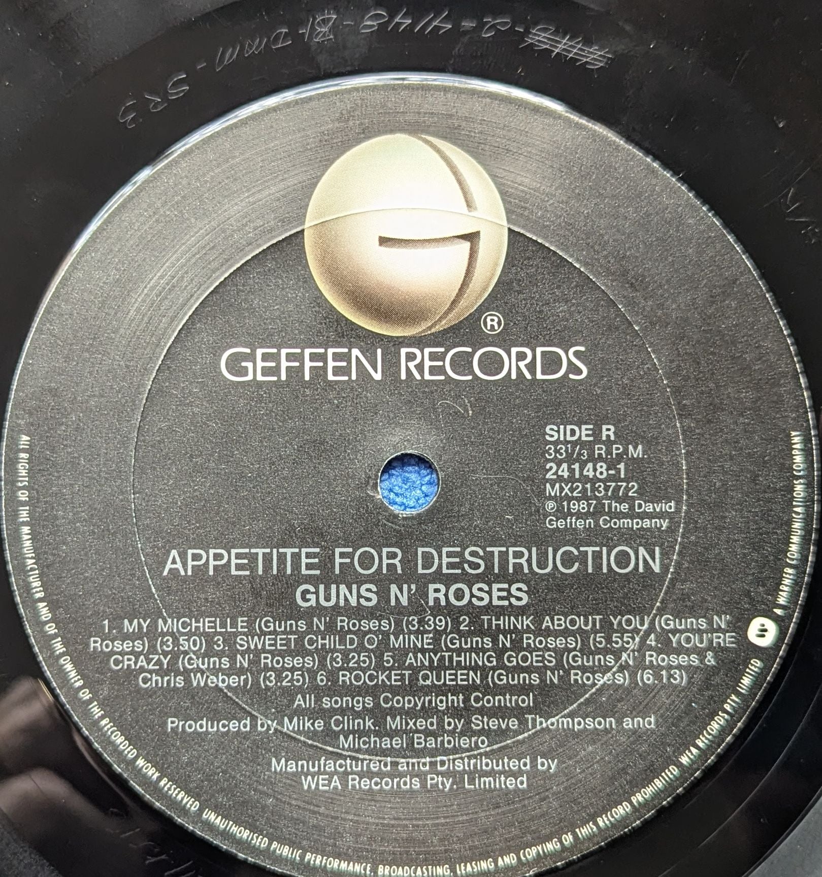 Guns N' Roses - Appetite For Destruction Uncensored Cover Vinyl LP (Used)