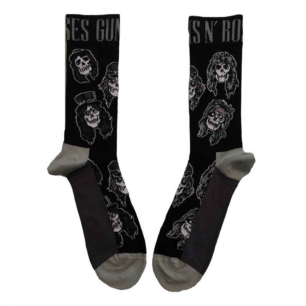 Guns N' Roses - Skulls Band Unisex Size 7-11 Socks