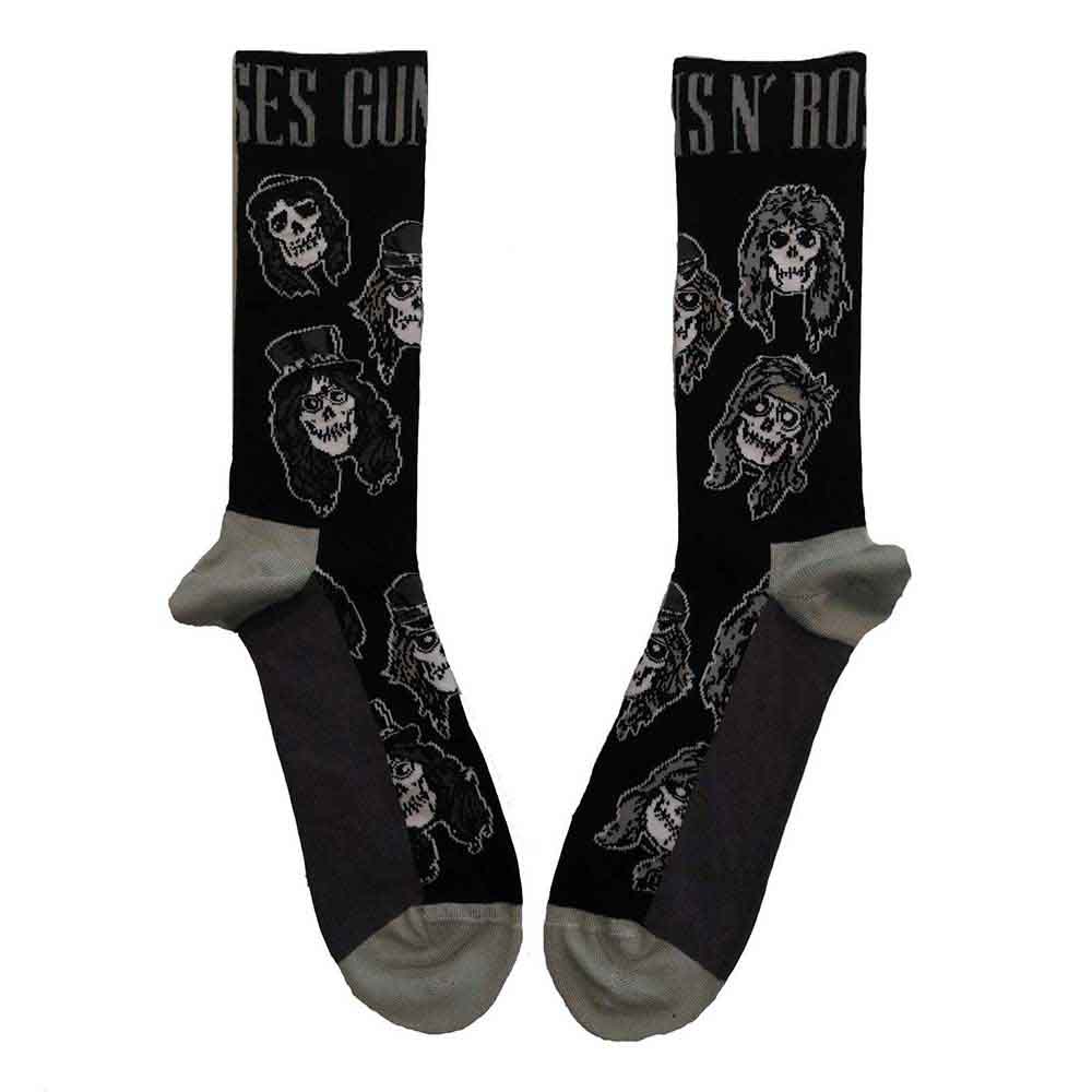 Guns N' Roses - Skulls Band Unisex Size 7-11 Socks