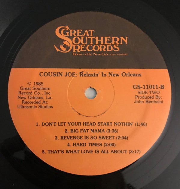 Cousin Joe - Relaxin' In New Orleans Vinyl LP (Used)