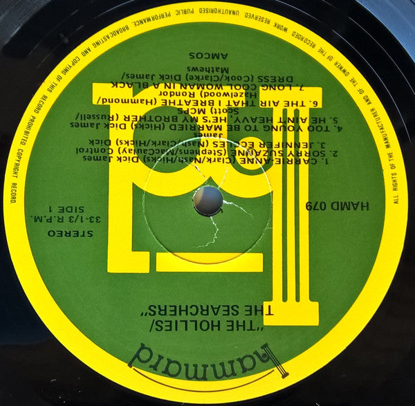 Hollies & Searchers - Hollies / Searchers Vinyl LP (Used)