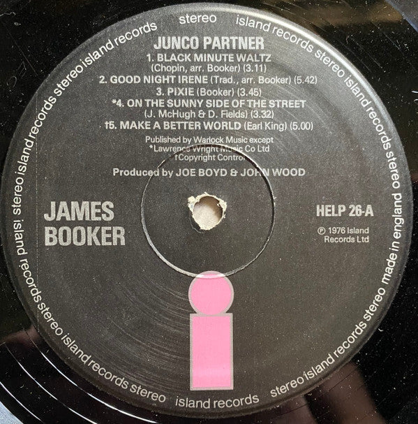 James Booker - Junco Partner Vinyl LP (Used)