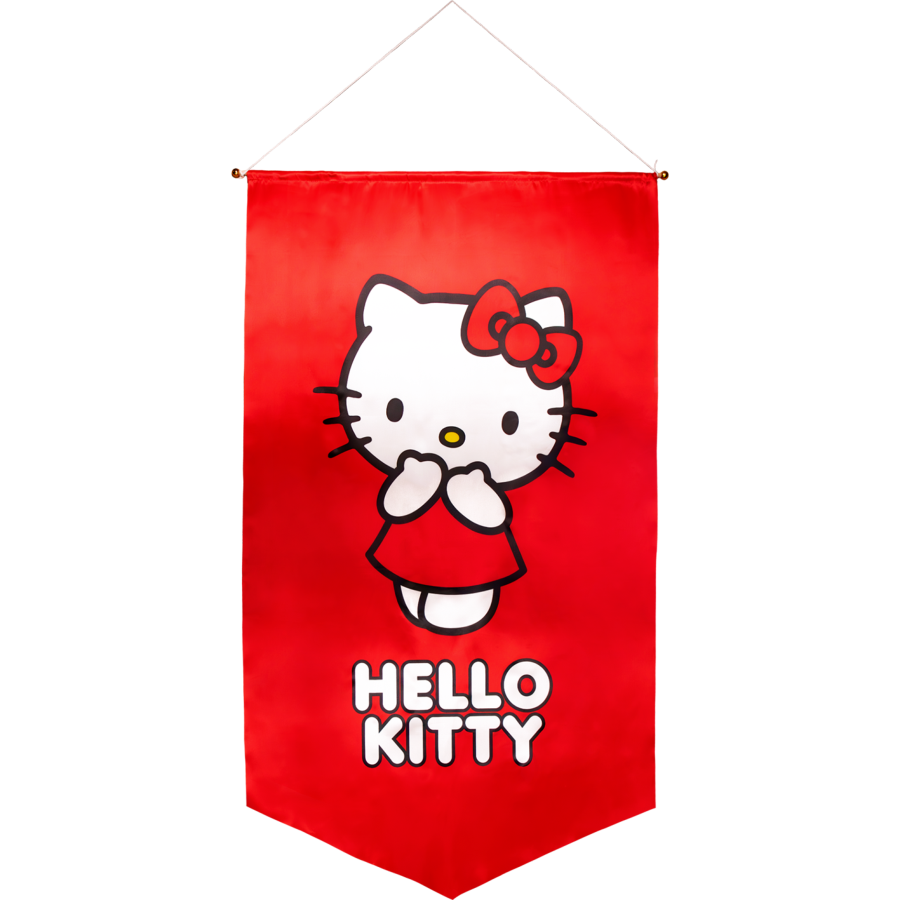 Hello Kitty - Decorative Red Banner