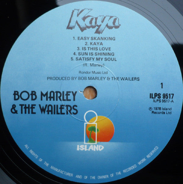 Bob Marley & Wailers - Kaya Vinyl LP (Used)