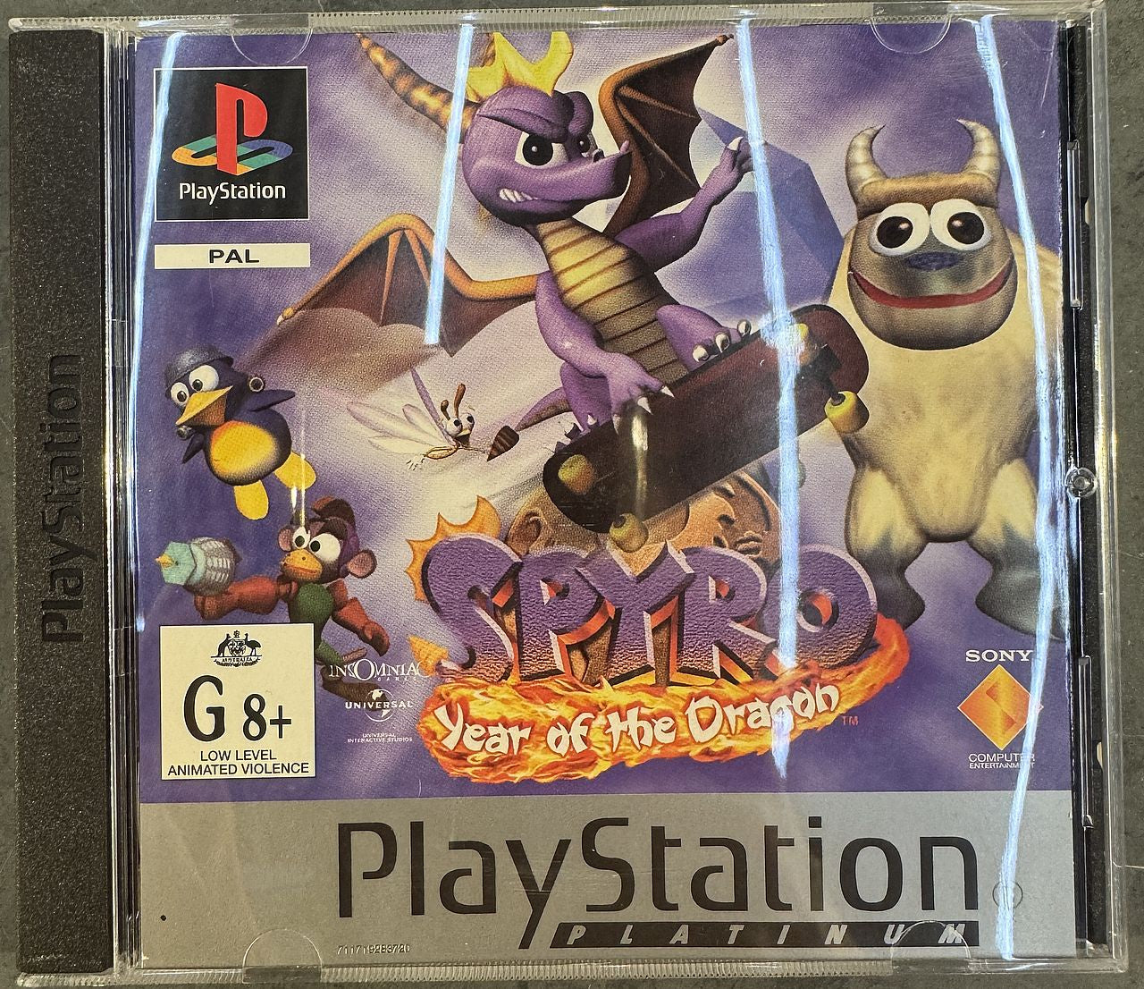 Playstation 1 - Spyro (Year of the Dragon) (PAL) With Manual