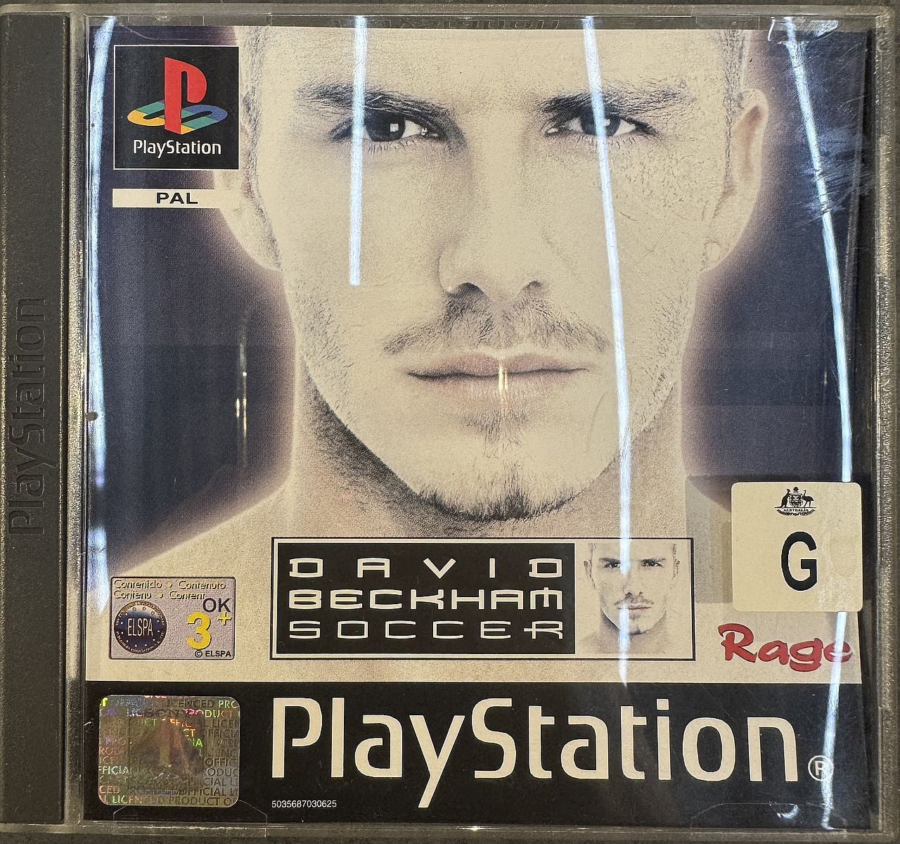 Playstation 1 - David Beckham Soccer (PAL) With Manual