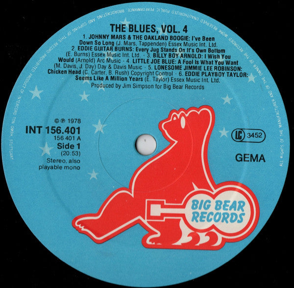 Various Artists - The Blues Vol. 4 Vinyl 2LP (Used)