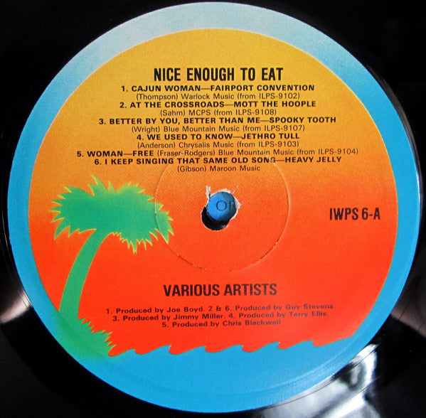 Various Artists - Nice Enough To Eat Vinyl LP (Used)