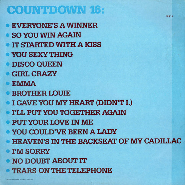 Hot Chocolate - Countdown 16 Vinyl LP (Used)