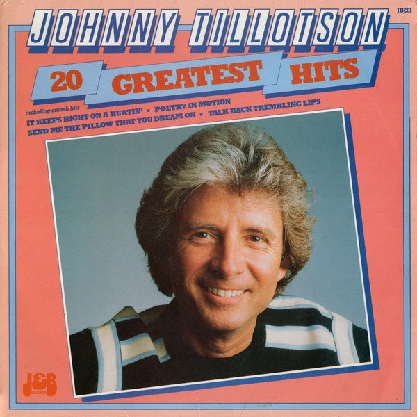 Johnny Tillotson - 20 Greatest Hits Vinyl LP (Used)
