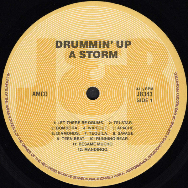 Various Artists (Unknown) - Drummin' Up A Storm Vinyl LP (Used)