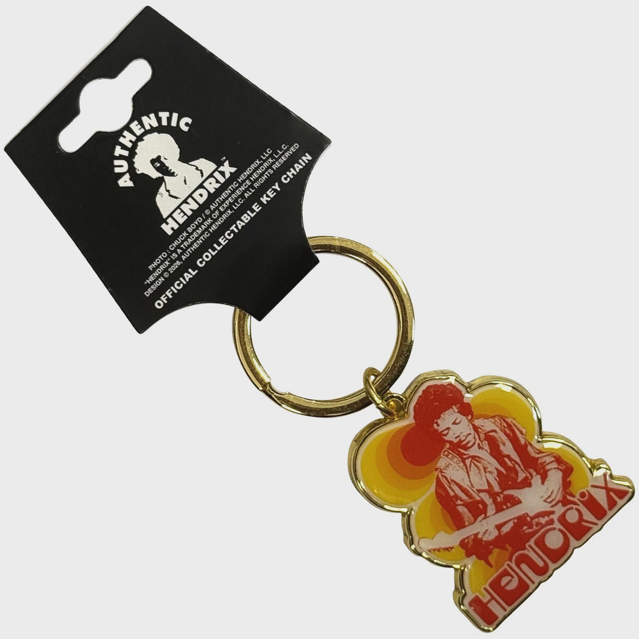 Jimi Hendrix - Jimi & Guitar Keychain
