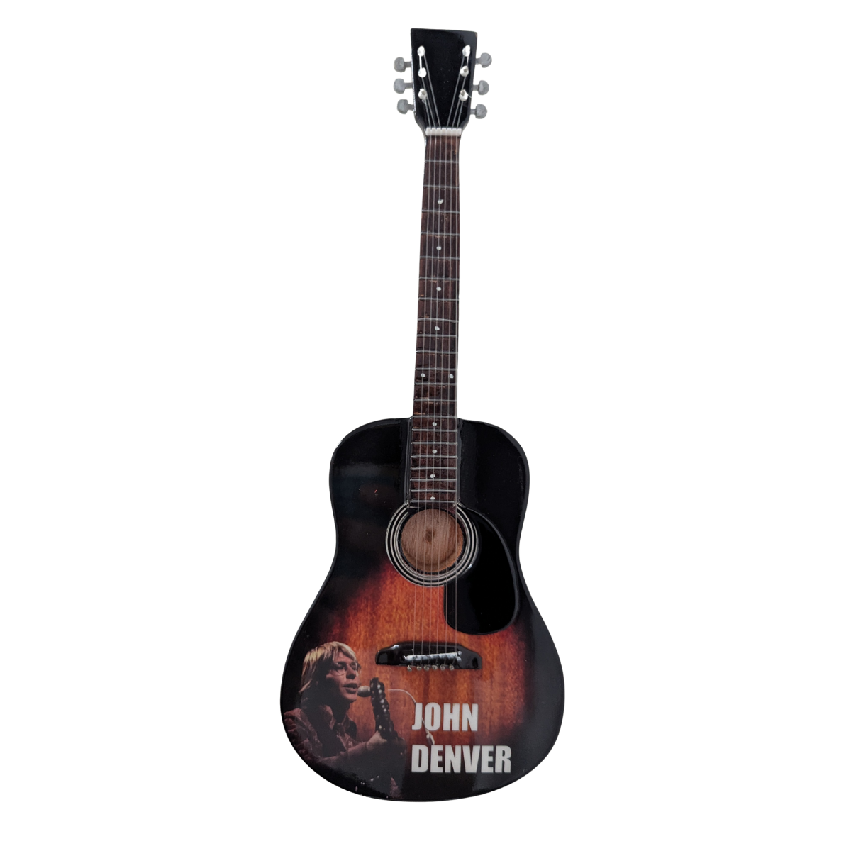 John Denver - Miniature Guitar with Stand & Case