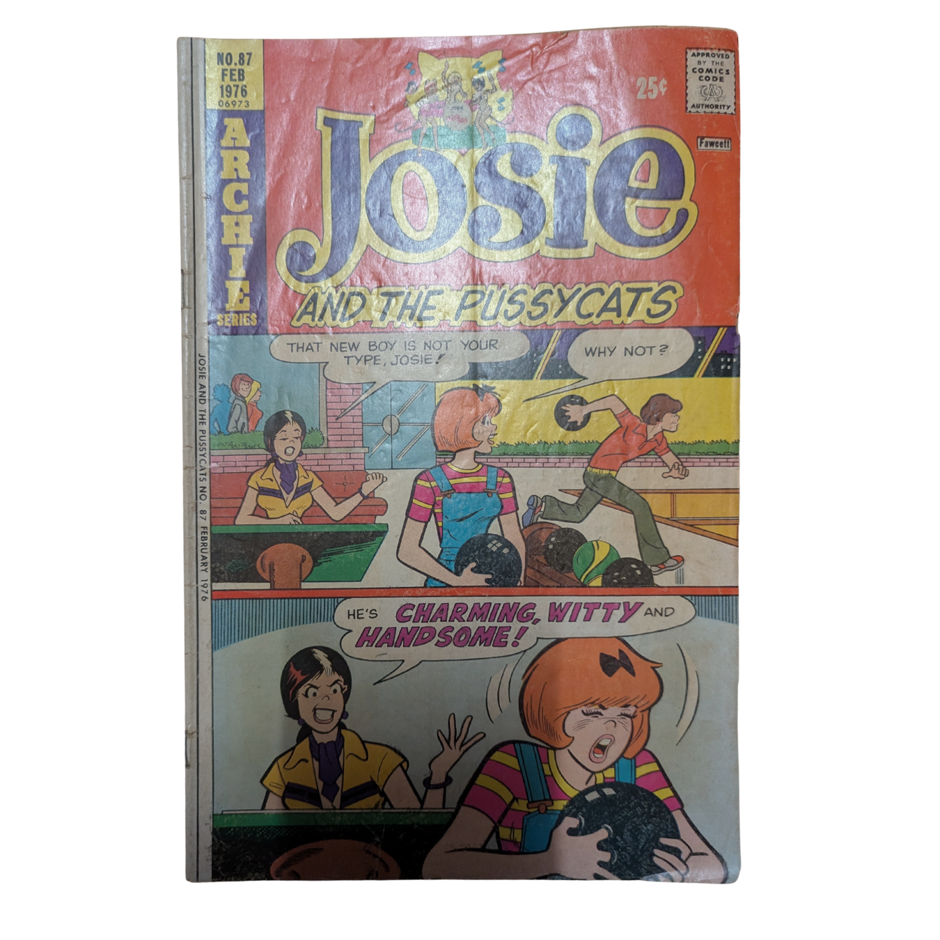 Josie And The Pussycats - No 87, Feb 1976 Archie Series Comic