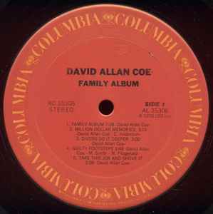 David Allan Coe - Family Album Vinyl LP (Used)
