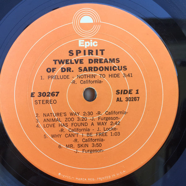 Spirit - Twelve Dreams Of Dr. Sardonicus Reissue Vinyl LP (Used)