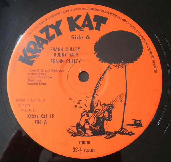 Frank Culley & Buddy Tate - Instrumentals For Dancing The Lindy Hop Vinyl LP (Used)