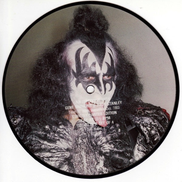 Kiss - An Interview With Gene Simmons & Paul Stanley 7" Picture Disc (Set 1) Single Vinyl (Used)