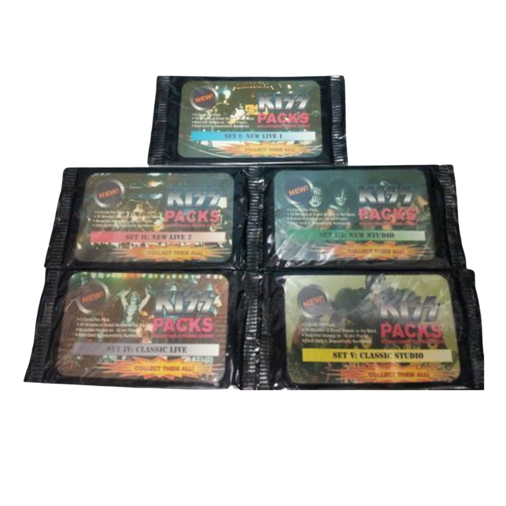 Kiss - 1998 Kiss Packs Sets 1-5 Phone Cards