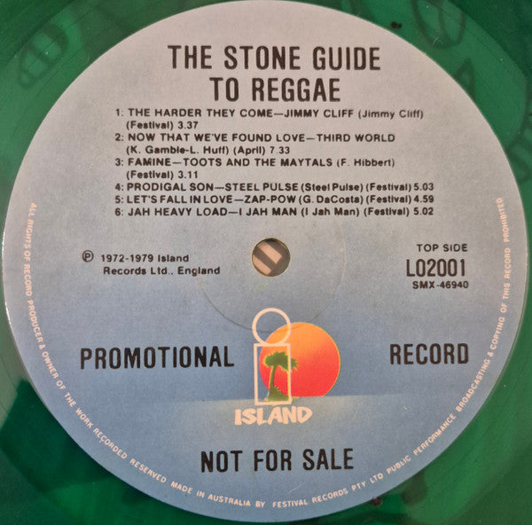 Various Artists - The Stone Guide To Reggae Green Coloured Vinyl LP (Used)