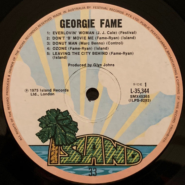 Georgie Fame - Georgie Fame Vinyl LP (Used)