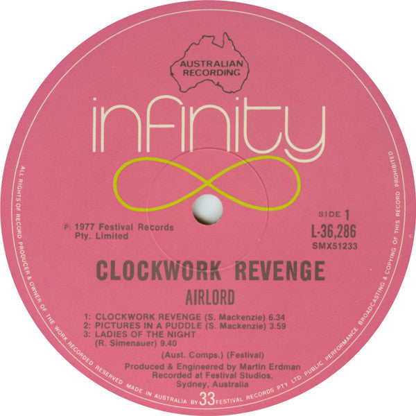 Airlord - Clockwork Revenge Vinyl LP (Used)