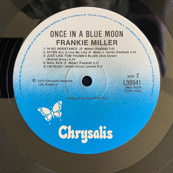 Frankie Miller - Once In A Blue Moon Vinyl LP (Used)