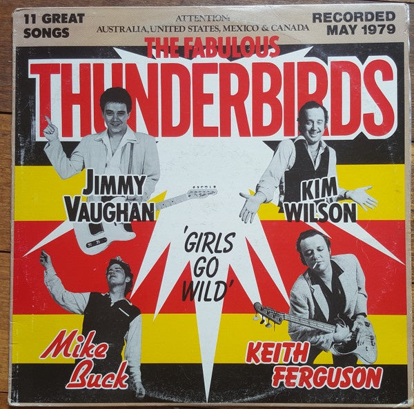 Fabulous Thunderbirds - Girls Go Wild Vinyl LP (Used)
