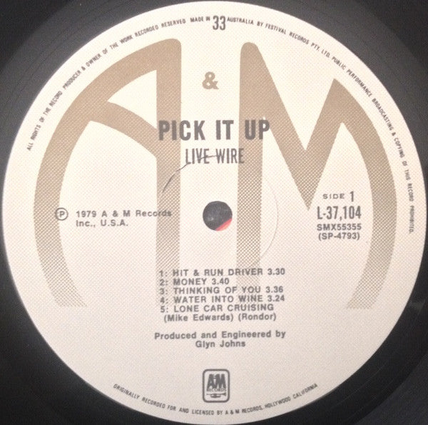 Live Wire - Pick It Up Vinyl LP (Used)