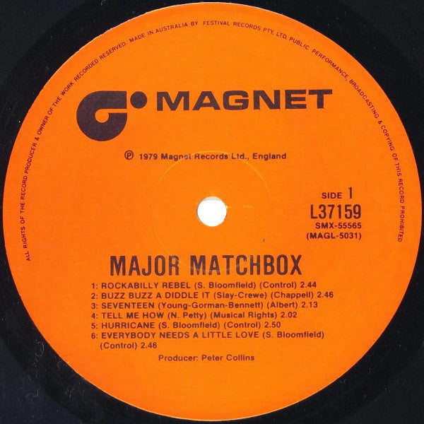 Major Matchbox - Major Matchbox Vinyl LP (Used)