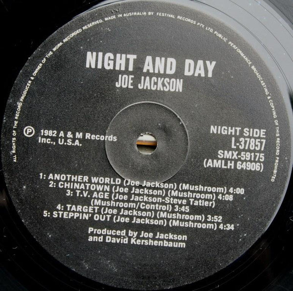 Joe Jackson - Night And Day Vinyl LP (Used)